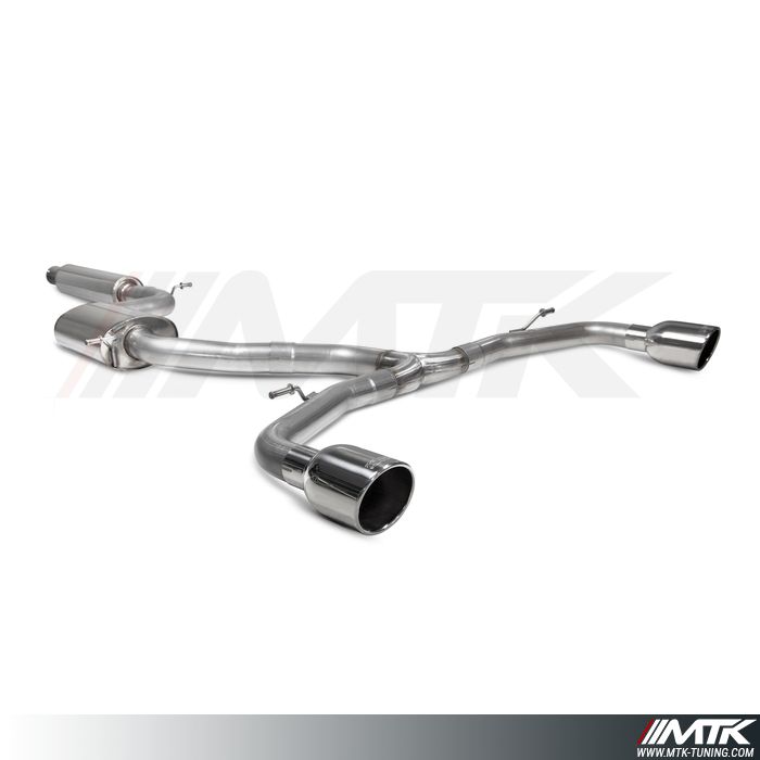 GPF-back avec silencieux intermediaire Volkswagen Golf MK8 / MK8.5 GTi